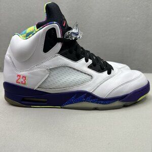 Mens Size 12 Jordan 5 Retro Alternate Bel-Air 2020 White Court Purple Green